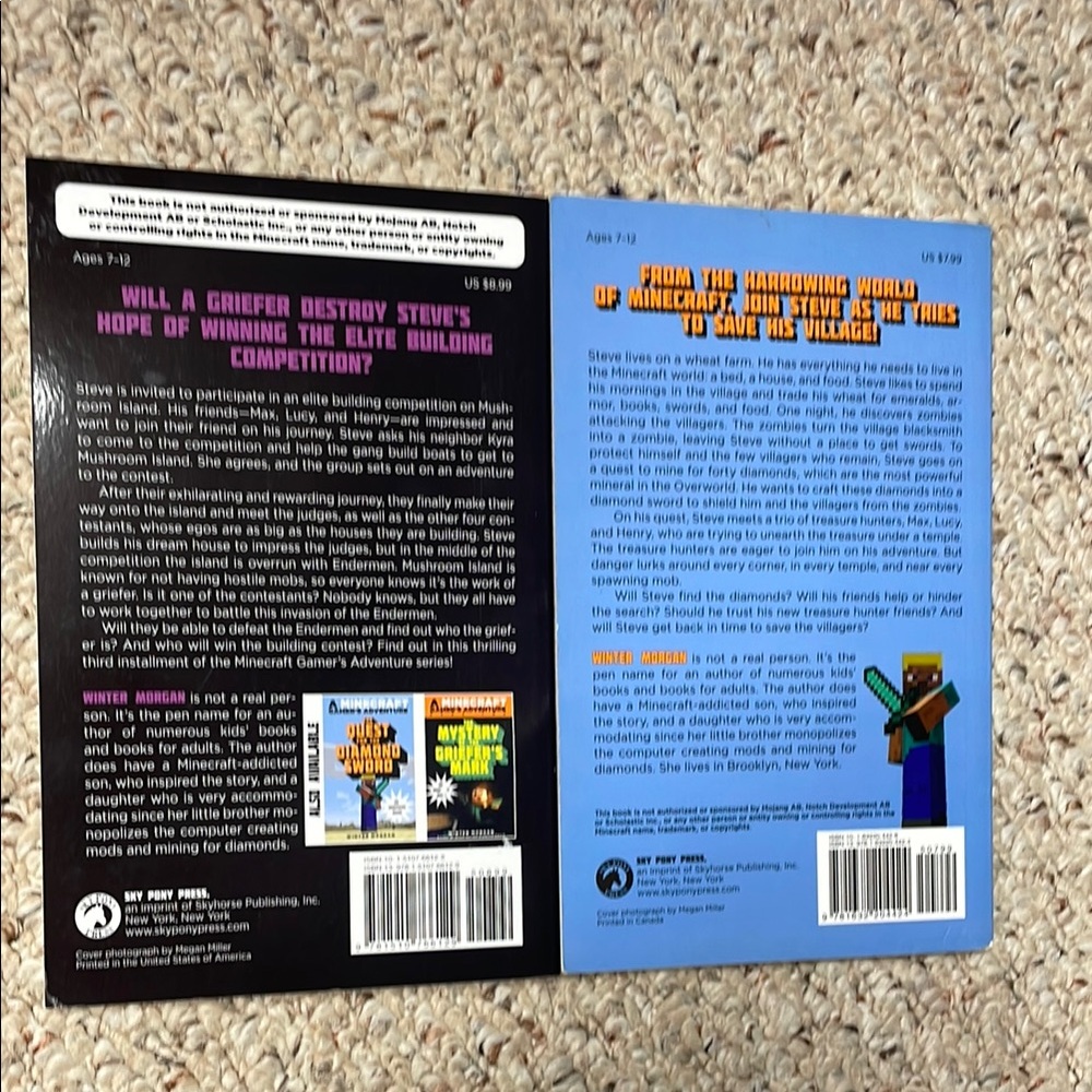 Minecraft Adventure Book Set - Picture 4 of 6